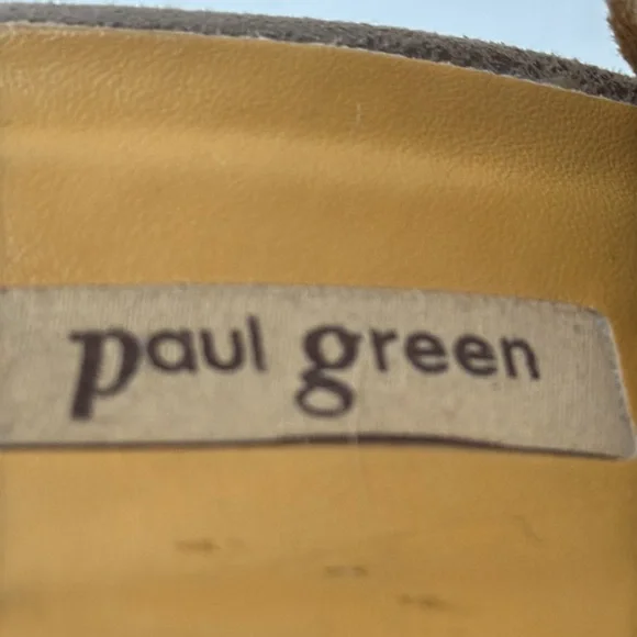 Paul Green Stylish Gray Peep-Toe Leathr Ankle Boots Size 5 MCH9112 - Picture 7 of 8